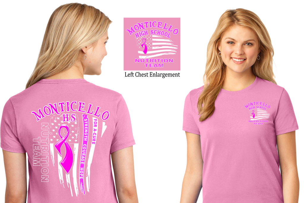 Nutrition Team Shirts, Breast Cancer Shirts